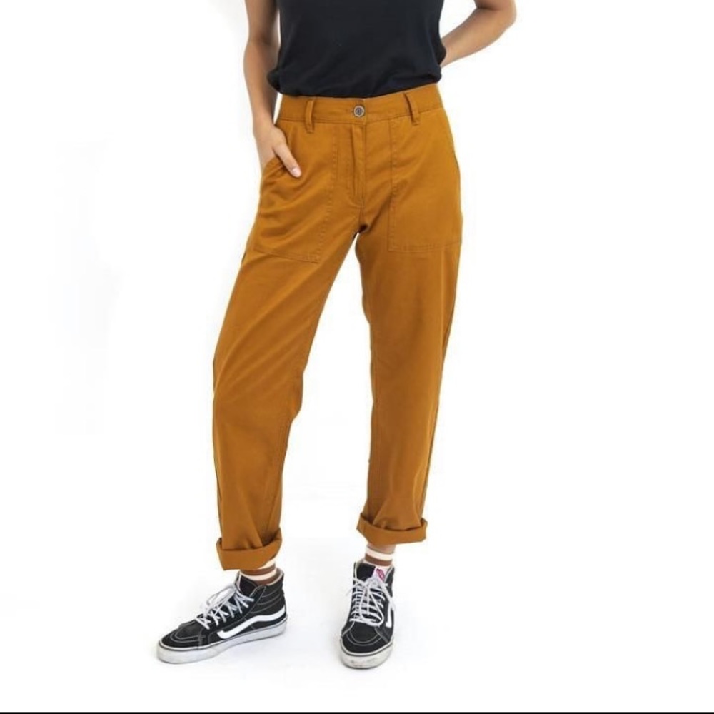 Roamers brand orange pants
